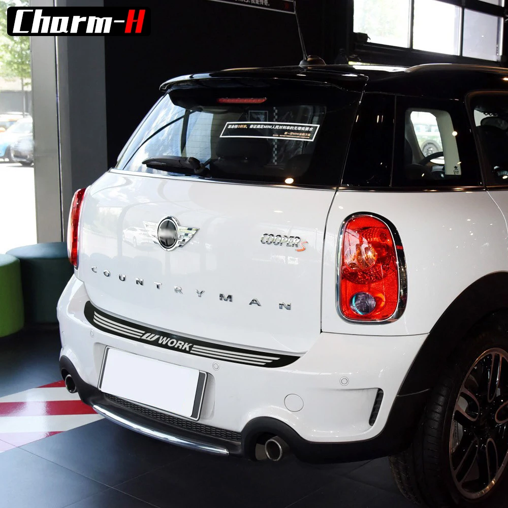 Car rear bumper Trunk load edge Protector guard 5D carbon fibre Vinyl Trim sticker for MINI Cooper countryman R60 2010-2016
Car rear bumper Trunk load edge Protector guard 5D carbon fibre Vinyl Trim sticker for MINI Cooper countryman R60 2010-2016
