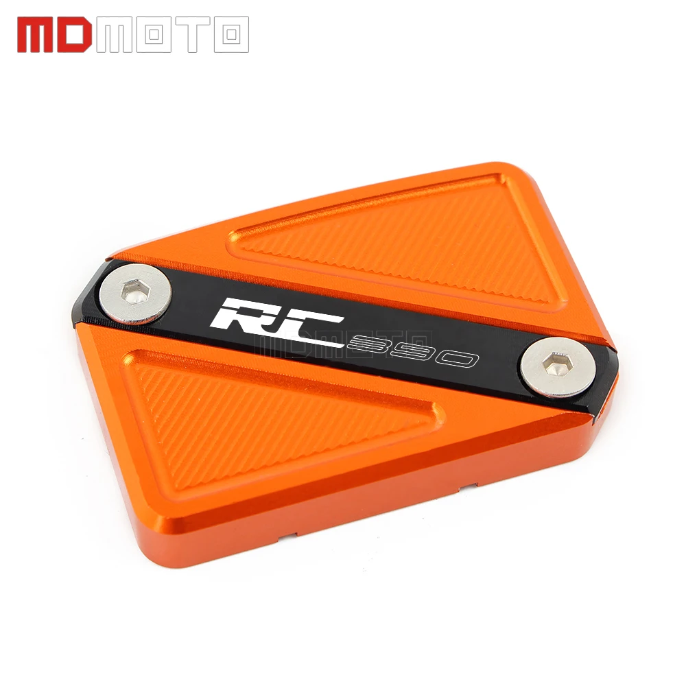 Motorcycle CNC Aluminum Front Brake Fluid Reservoir Cover Cap High Quality For KTM RC390 RC200 RC125 with logo
Motorcycle CNC Aluminum Front Brake Fluid Reservoir Cover Cap High Quality For KTM RC390 RC200 RC125 with logo