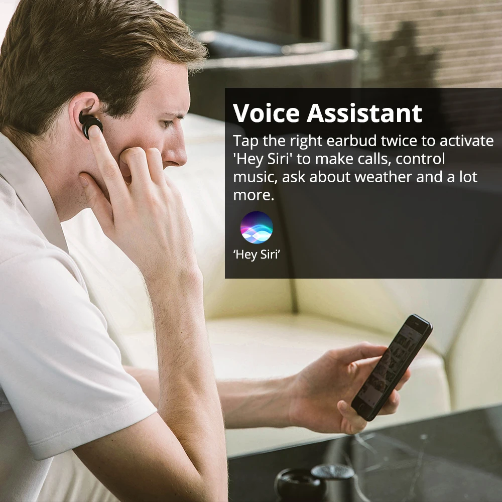 Tronsmart Spunky Buds Bluetooth наушники IPX5 водонепроницаемые беспроводные с и микрофоном