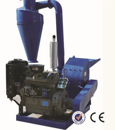 55HP Дизельный Двигатель корма для животных древесные гранулы дробилка сена