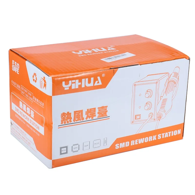 YIHUA 858D 220V Hot Air SMD Rework Station Heat Gun SMT Solder soldering iron Welding Repair Tools
YIHUA 858D 220V Hot Air SMD Rework Station Heat Gun SMT Solder soldering iron Welding Repair Tools