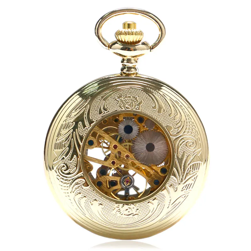 Luxury Retro Pattern Frame With Glass Case Roman Number Black Skeleton Dial Mechanical Pocket Watch Gift To Men Women
Luxury Retro Pattern Frame With Glass Case Roman Number Black Skeleton Dial Mechanical Pocket Watch Gift To Men Women