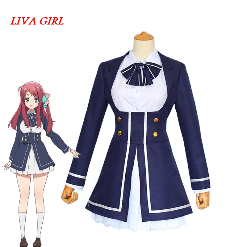 Аниме ZOMBIE LAND SAGA Minamoto Sakura, карнавальный костюм, японская аниме школьная форма, полный комплект, костюм, одежда
Аниме ZOMBIE LAND SAGA Minamoto Sakura, карнавальный костюм, японская аниме школьная форма, полный комплект, костюм, одежда