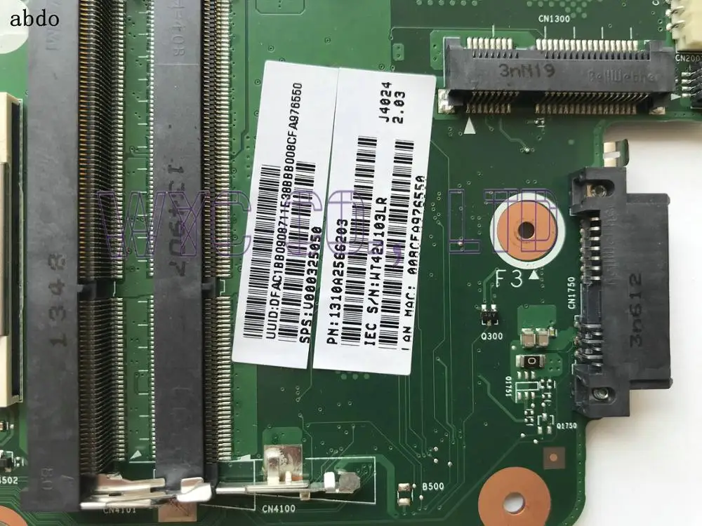Toshiba satellite C50 C55 C50-A Laptop Motherboard Main Board V000325050 DB10F-6050A2566201-MB-A02 | Компьютеры и офис