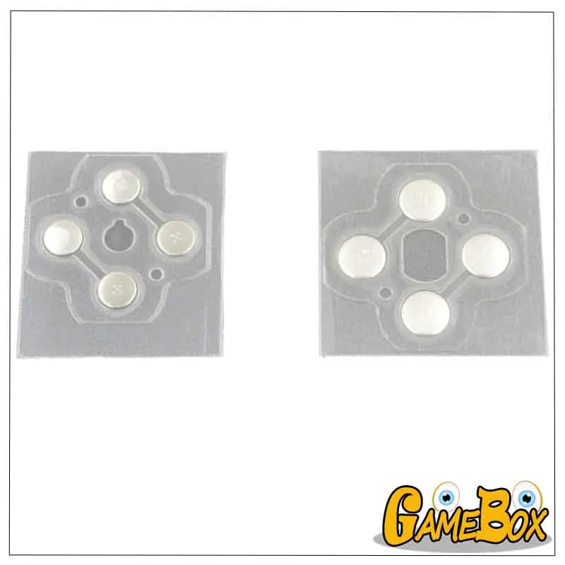 1 Набор/2 шт. проводящая металлическая пленка для Nintendo 3DS LL/XL D Pad металлический