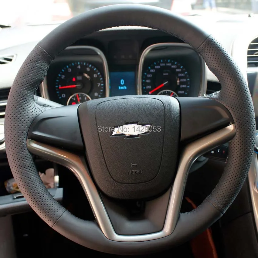 Чехол на руль для Chevrolet Malibu, Нескользящие дышащие Чехлы для руля из натуральной кожи
Чехол на руль для Chevrolet Malibu, Нескользящие дышащие Чехлы для руля из натуральной кожи