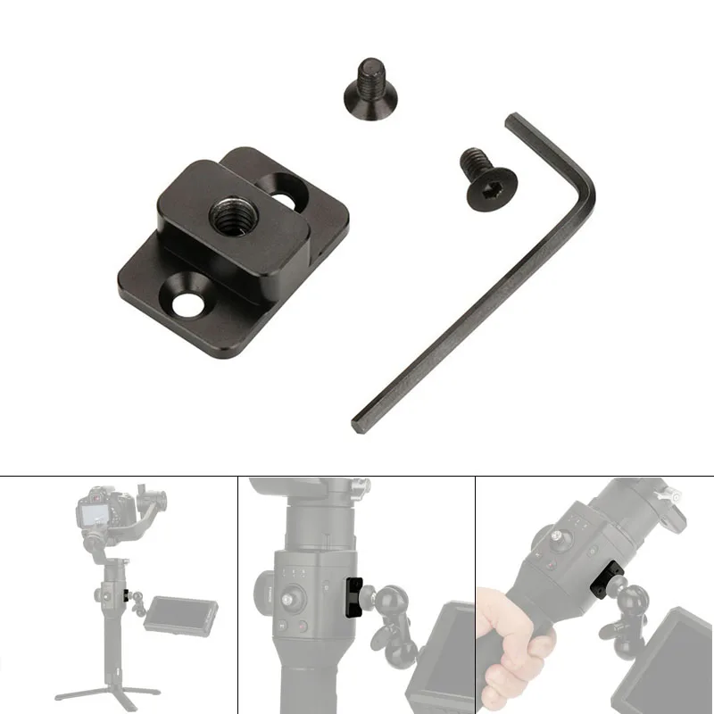 Video Monitor Mounting Plate Replace Mount 1/4 Screw Adapter Compatible Dji Ronin S UY8
Video Monitor Mounting Plate Replace Mount 1/4 Screw Adapter Compatible Dji Ronin S UY8