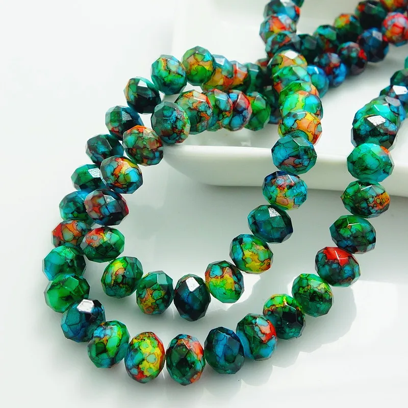 Fashion Colors Rondelle Faceted Crystal Glass Loose Spacer Beads DIY 4mm 6mm 8mm HB690
Fashion Colors Rondelle Faceted Crystal Glass Loose Spacer Beads DIY 4mm 6mm 8mm HB690