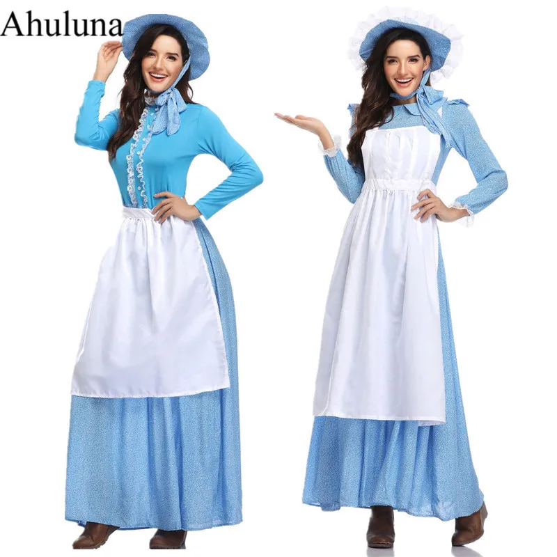 Halloween Party Cosplay Costumes For Women Medieval Dress European Renaissance Colonial Pastoral Suit Adult Maid Costume C123
Halloween Party Cosplay Costumes For Women Medieval Dress European Renaissance Colonial Pastoral Suit Adult Maid Costume C123