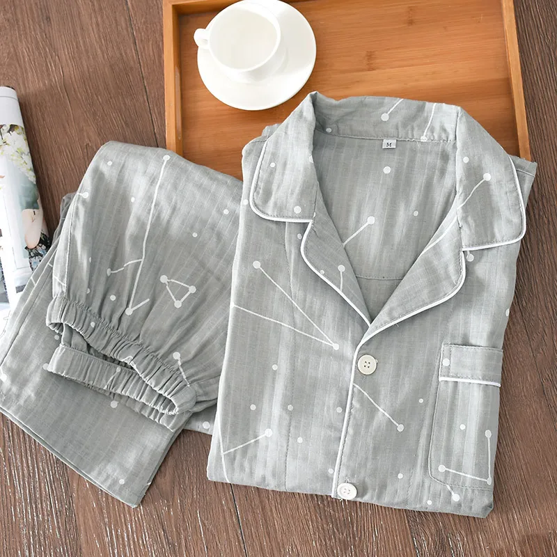 Spring Autumn Two Piece Pyjamas Couple Pajamas Cotton Home Suit Female Long Sleeve Sleepwear New Pijama Lounge Set Fdfklak
Spring Autumn Two Piece Pyjamas Couple Pajamas Cotton Home Suit Female Long Sleeve Sleepwear New Pijama Lounge Set Fdfklak