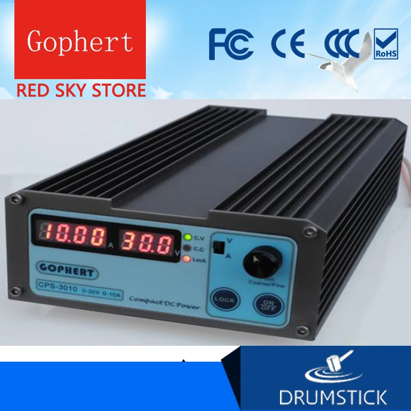 Gphert CPS 1620 DC импульсный источник питания одиночный Output0 16V 0 20A 300 Вт регулируемый|switch