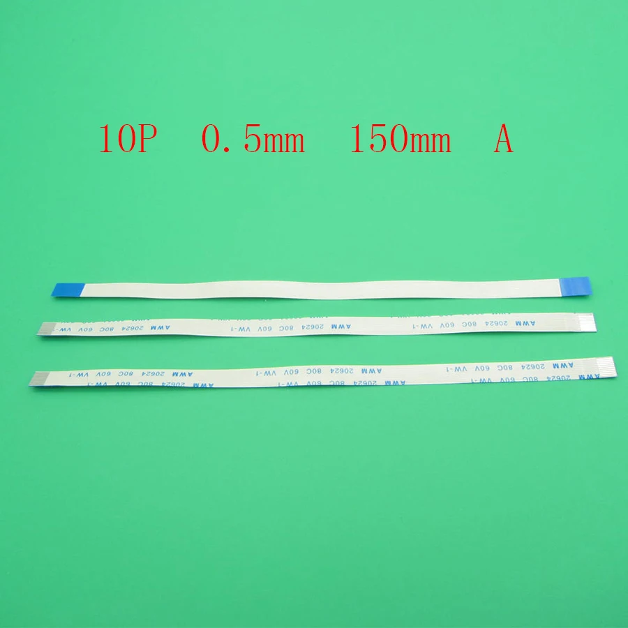 50pcs/lot New 10 pin FFC FPC flat flexible cable pitch 10pin 0.5mm 15cm Length 150mm forward direction 10p Ribbon Flex Cable
50pcs/lot New 10 pin FFC FPC flat flexible cable pitch 10pin 0.5mm 15cm Length 150mm forward direction 10p Ribbon Flex Cable