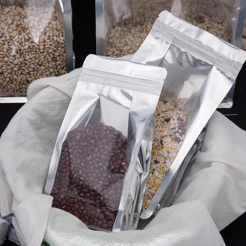 50pcs Aluminum foil octagonal sealing transparent ziplock zipper bag dried fruit melon seeds walnut packaging bags
50pcs Aluminum foil octagonal sealing transparent ziplock zipper bag dried fruit melon seeds walnut packaging bags