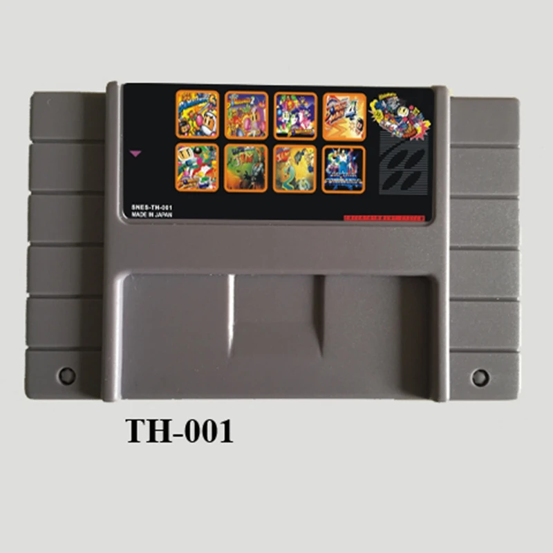 Super Game Collecton 8 In 1 NTSC Version 16 Bit Gray Game Card For USA Game Player
Super Game Collecton 8 In 1 NTSC Version 16 Bit Gray Game Card For USA Game Player