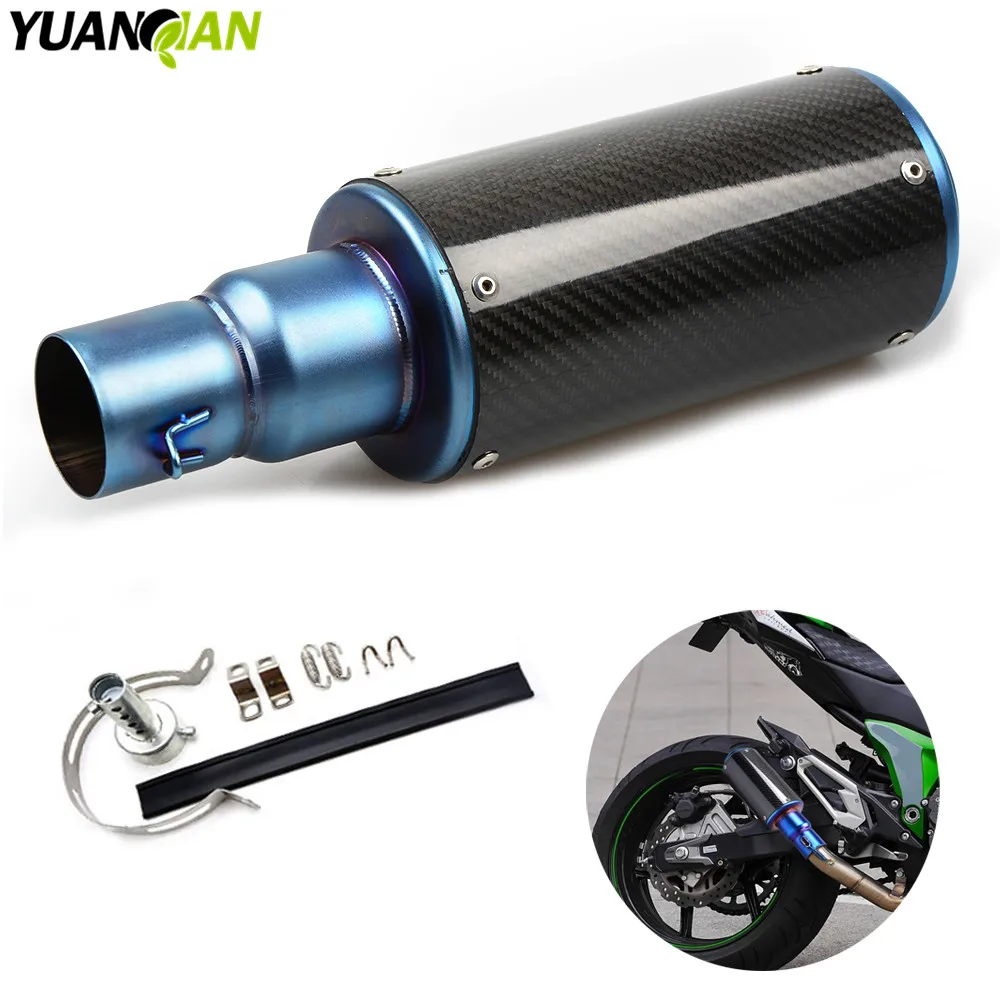 Universal 36-51mm Carbon Fiber Motorcycle Exhaust Pipe Motocross Muffler For honda yamaha Kawasaki z750 Z800 Z1000 Suzuki Ducati
Universal 36-51mm Carbon Fiber Motorcycle Exhaust Pipe Motocross Muffler For honda yamaha Kawasaki z750 Z800 Z1000 Suzuki Ducati
