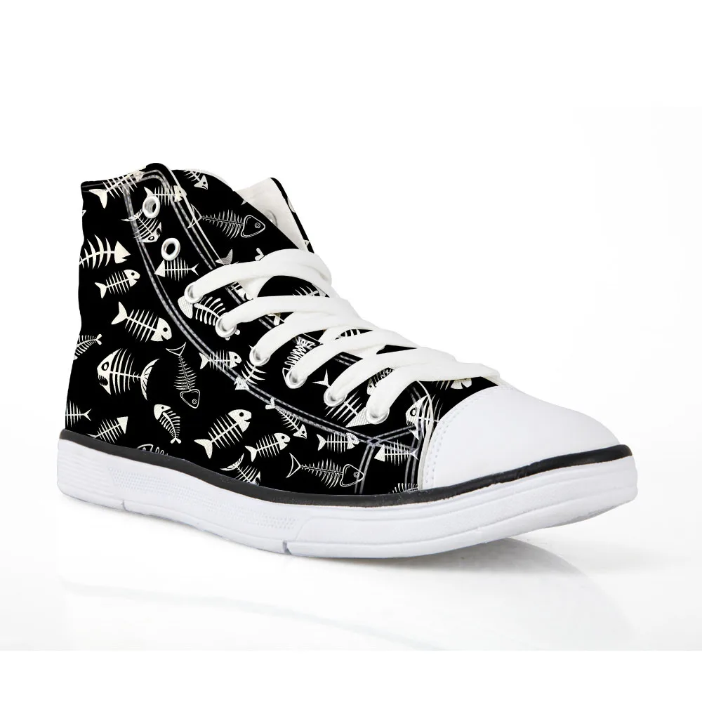 NOISYDESINGS Men Shoes Flats Cool Kitty Fish Bone Print Shoes Boys Casual shoes shose Men's Classic Canvas Sneakers lace up shoe
NOISYDESINGS Men Shoes Flats Cool Kitty Fish Bone Print Shoes Boys Casual shoes shose Men's Classic Canvas Sneakers lace up shoe