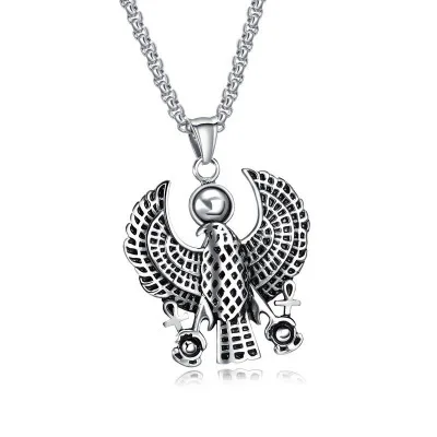 Titanium Steel Ancient Egyptian Anka Symbol of Life Eagle Patron Saint Cross Necklace
Titanium Steel Ancient Egyptian Anka Symbol of Life Eagle Patron Saint Cross Necklace