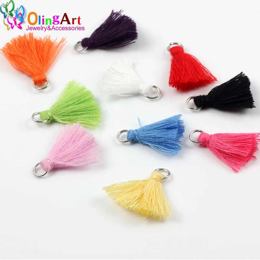 OlingArt 20mm 10PCS Mixed color Cotton Satin Tassel silver cap Necklace Earring Tassels DIY Jewelry Making handbag Pendants 2019
OlingArt 20mm 10PCS Mixed color Cotton Satin Tassel silver cap Necklace Earring Tassels DIY Jewelry Making handbag Pendants 2019