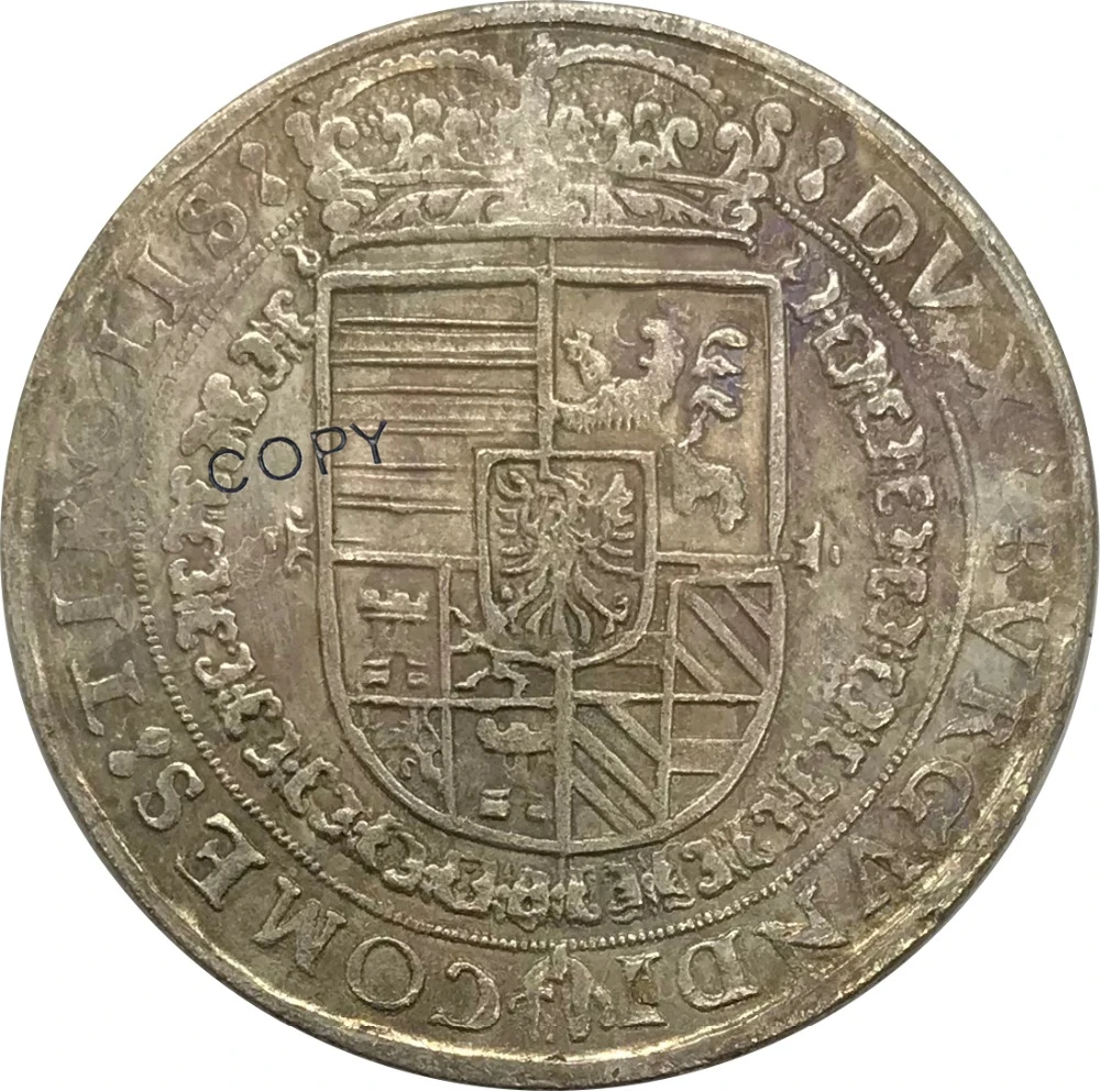 1595 Germany 1 One Thaler Ferdinand Cupronickel Plated Silver Collectibles Copy Coins
1595 Germany 1 One Thaler Ferdinand Cupronickel Plated Silver Collectibles Copy Coins