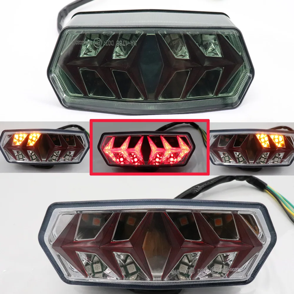 LED Motorcycle Black Tail Brake Turn Signals Light For Honda Grom MSX 125 CBR650F CTX700 CTX700N Turn Signal Indicator
LED Motorcycle Black Tail Brake Turn Signals Light For Honda Grom MSX 125 CBR650F CTX700 CTX700N Turn Signal Indicator