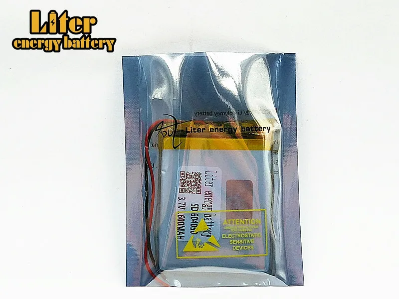 3.7V 1600mAh 604050 Lithium Polymer Li-Po Rechargeable Battery Li cells For Toy MP3 MP4 MP5 GPS Power Bank Speaker Tablet DIY
3.7V 1600mAh 604050 Lithium Polymer Li-Po Rechargeable Battery Li cells For Toy MP3 MP4 MP5 GPS Power Bank Speaker Tablet DIY