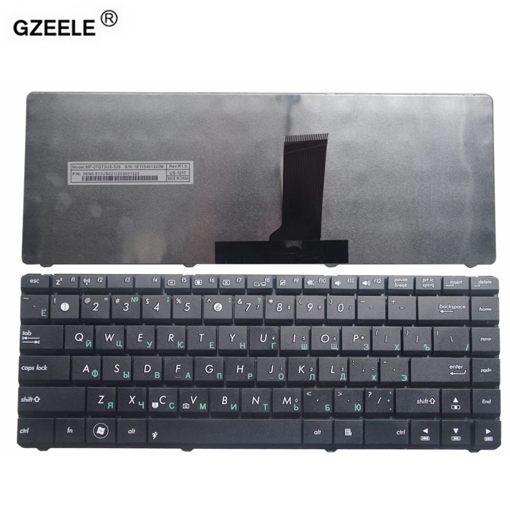 GZEELE RU keyboard for ASUS A42 A83S A84S X42J A42J X43 X44H X84H K43S K43T K43E P43 P31 P31K PR04J X42J RUSSIAN VERSION black
GZEELE RU keyboard for ASUS A42 A83S A84S X42J A42J X43 X44H X84H K43S K43T K43E P43 P31 P31K PR04J X42J RUSSIAN VERSION black