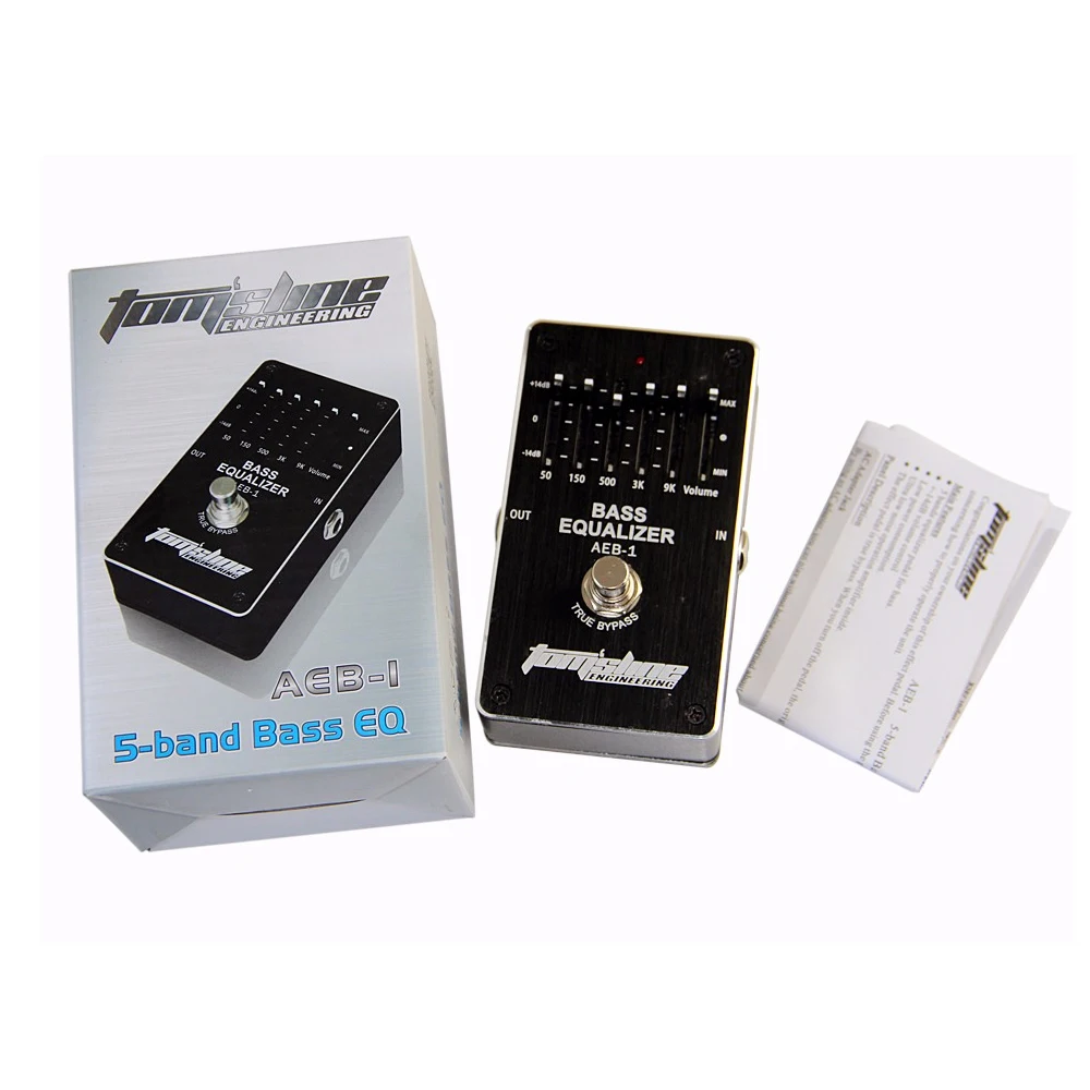AROMA AEB-1 True Bypass Bass 5-band Equalizer Effect Pedal Exclusive for Electric Bass
AROMA AEB-1 True Bypass Bass 5-band Equalizer Effect Pedal Exclusive for Electric Bass