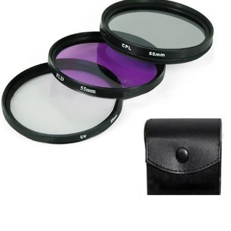 55mm UV Filter Professional Lens Filter Accessories Kit UV Mirror FLD Mirror Professional Universal Camera Lens Hood
55mm UV Filter Professional Lens Filter Accessories Kit UV Mirror FLD Mirror Professional Universal Camera Lens Hood