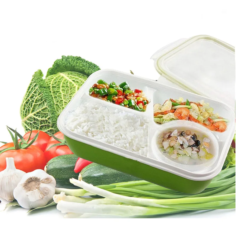 Герметичный прямоугольный Ланч бокс Bento для детей и взрослых микроволновый