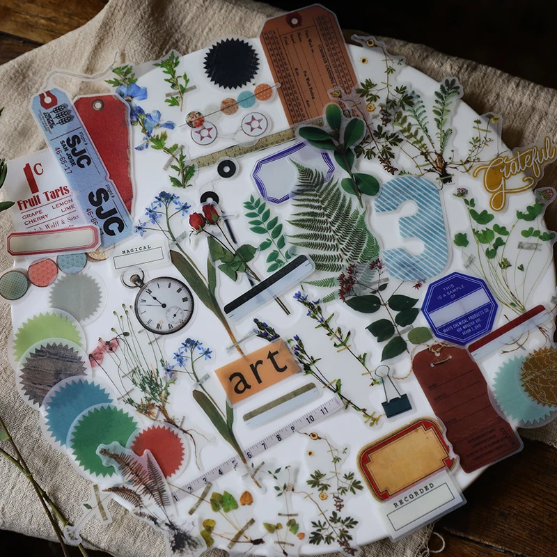 KSCRAFT 75pcs Plants Style Vellum Paper Stickers for Scrapbooking Happy Planner/Card Making/Journaling Project
KSCRAFT 75pcs Plants Style Vellum Paper Stickers for Scrapbooking Happy Planner/Card Making/Journaling Project