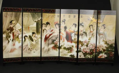 ( Mini ) Exquisite Chinese Collectable Lacquer Painting Sexy Belles Ornament Folding Screen
( Mini ) Exquisite Chinese Collectable Lacquer Painting Sexy Belles Ornament Folding Screen