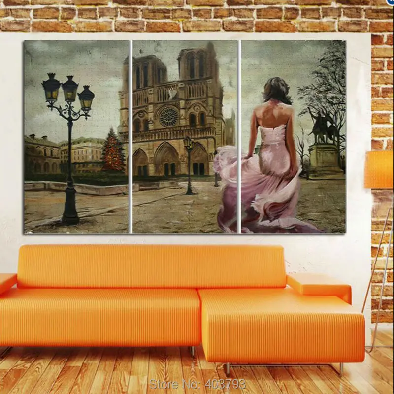 3Panels modern abstract beautiful girl and castle landscape oil painting hand painted paint on canvas for home decor unframed
3Panels modern abstract beautiful girl and castle landscape oil painting hand painted paint on canvas for home decor unframed