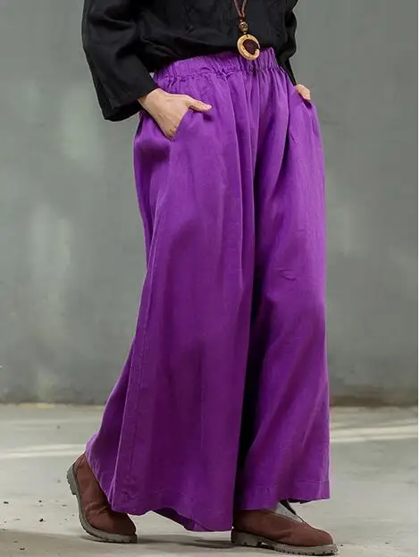 Solid Elastic waist Linen Cotton Women Harem Pants Summer Loose Casual Wide leg Pants White Brand Design Linen Trousers 
Solid Elastic waist Linen Cotton Women Harem Pants Summer Loose Casual Wide leg Pants White Brand Design Linen Trousers