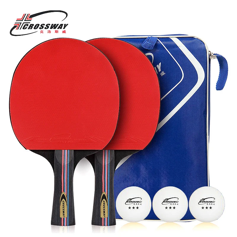 Ракетка для настольного тенниса CROSSWAY профессиональная горизонтальная с двумя захватами, резиновые лезвия для пинг-понга, чехол для настоль... 
Ракетка для настольного тенниса CROSSWAY профессиональная горизонтальная с двумя захватами, резиновые лезвия для пинг-понга, чехол для настоль...