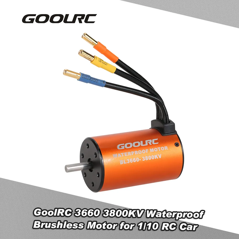 High Quality GoolRC 3660 92A 3800KV Waterproof Brushless Motor for 1/10 RC Truck Crawler
High Quality GoolRC 3660 92A 3800KV Waterproof Brushless Motor for 1/10 RC Truck Crawler