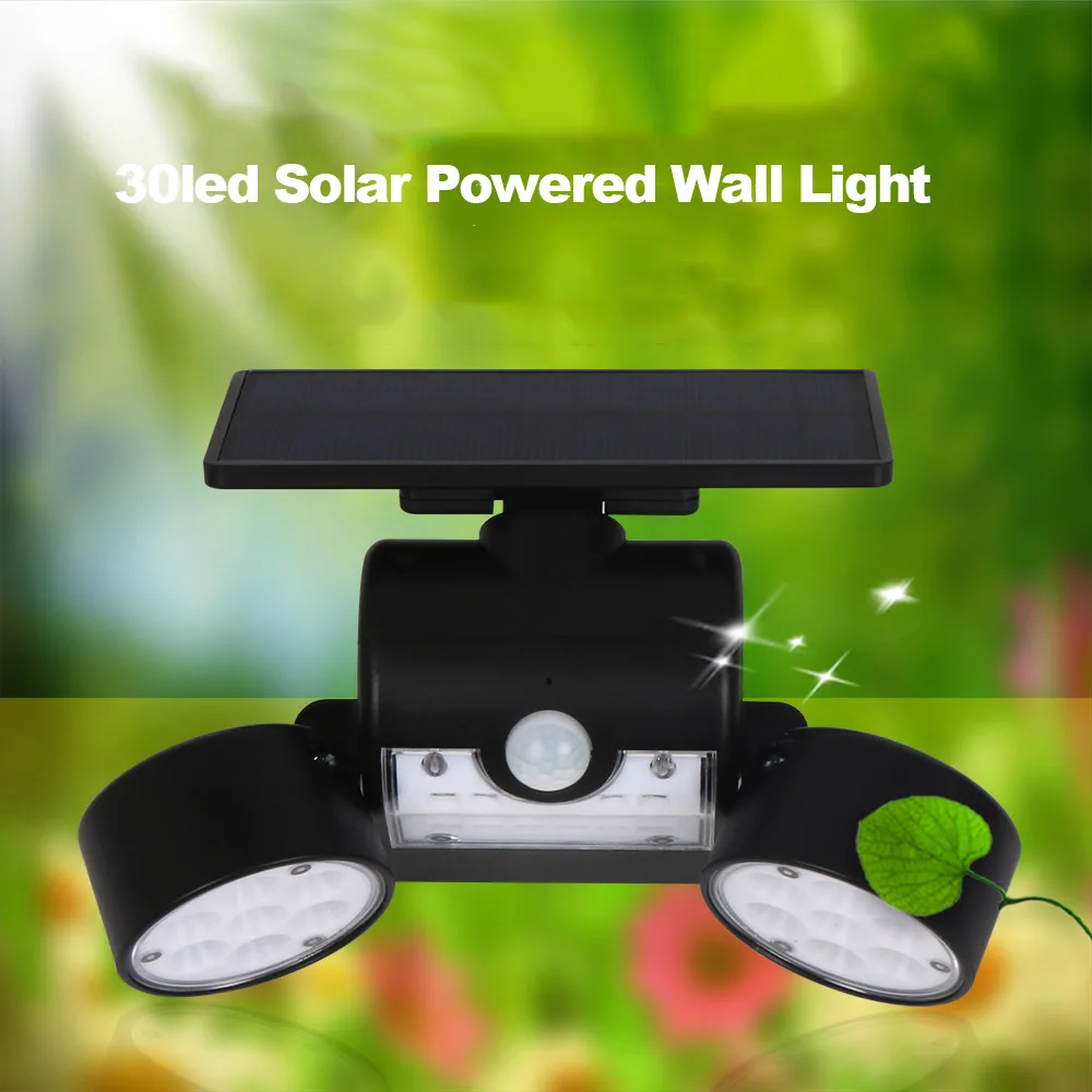 garden solar Lamp 30 LEDs Dual Head Solar Light Sensor Spotlight Waterproof Outdoors Solar Garden Light Super Bright Yard Flood
garden solar Lamp 30 LEDs Dual Head Solar Light Sensor Spotlight Waterproof Outdoors Solar Garden Light Super Bright Yard Flood