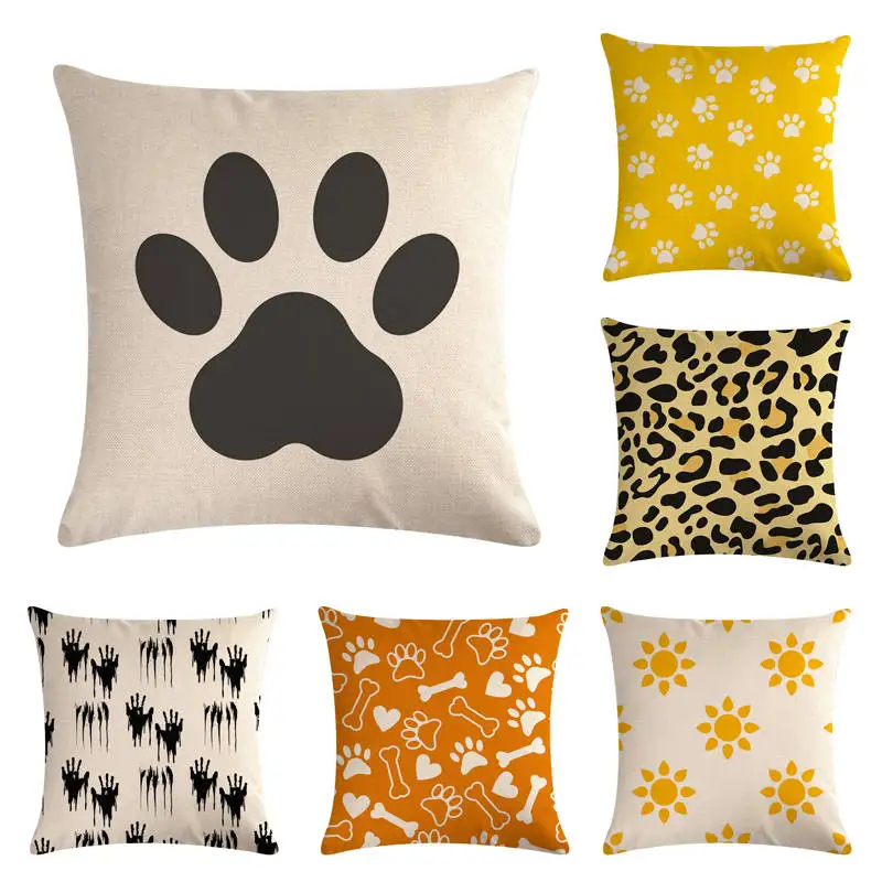Leopard Print HomerDecor Cushion Cover Throw Pillowcase Pillow Covers 45 * 45cm Sofa Seat Decorative | Дом и сад