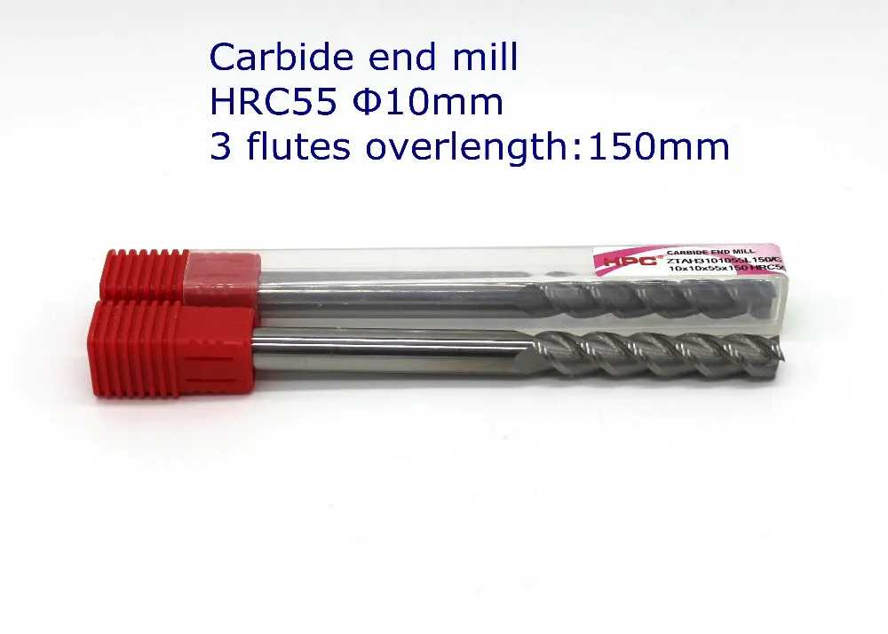 router bit 10*10*150 of 3 flutes flat end mill HRC55 carbide end milling tungsten knife CNC machine tools mills cutter
router bit 10*10*150 of 3 flutes flat end mill HRC55 carbide end milling tungsten knife CNC machine tools mills cutter