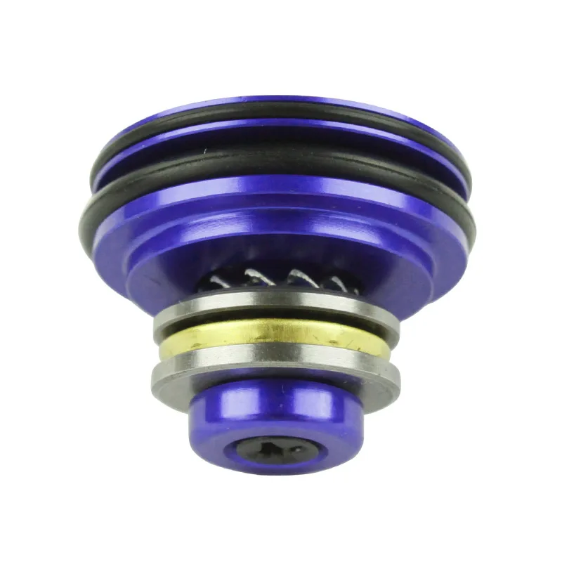 VULPO CNC Aluminum Double O-ring Ball Bearing Piston Head 8 Holes (Anti-Shedding Version) For Airsoft AEG Ver.2/3 Gearbox
VULPO CNC Aluminum Double O-ring Ball Bearing Piston Head 8 Holes (Anti-Shedding Version) For Airsoft AEG Ver.2/3 Gearbox