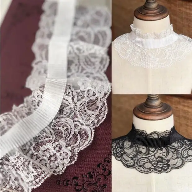 10yards DIY Pleated Stretch Lace Trim Ribbon Doll Skirt Cuffs Hem Lace Fabric Costume Cuff Collar Sewing Decoration Accessories
10yards DIY Pleated Stretch Lace Trim Ribbon Doll Skirt Cuffs Hem Lace Fabric Costume Cuff Collar Sewing Decoration Accessories