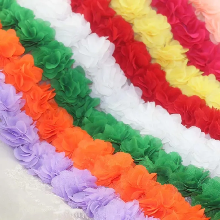 5cm chiffon lace dress trim accessories for the 3D chiffon lace flower fabric Baby dress lace .
5cm chiffon lace dress trim accessories for the 3D chiffon lace flower fabric Baby dress lace .