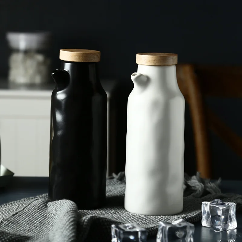 Kitchen Gravy Boats Ceramic Olive Oil Pot Soy Sauce Vinegar Seasoning Can Oil Bottle Cooking Soy Sauce Storage Bottles
Kitchen Gravy Boats Ceramic Olive Oil Pot Soy Sauce Vinegar Seasoning Can Oil Bottle Cooking Soy Sauce Storage Bottles
