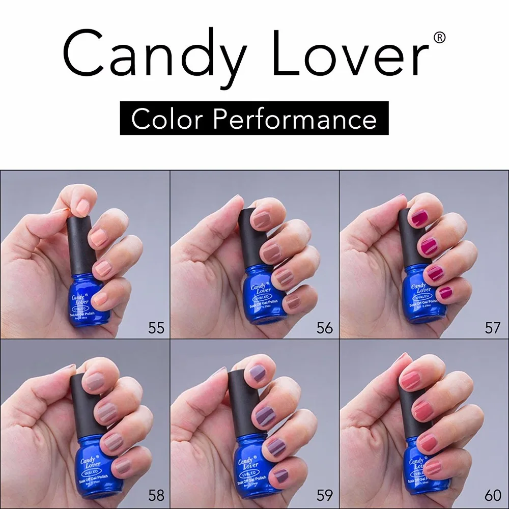 Nail Gel Polish Art Any 1Pcs Candy Lover 240 Color 8ml Long-Lasting Soak Off Led UV Fast Dry | Красота и здоровье