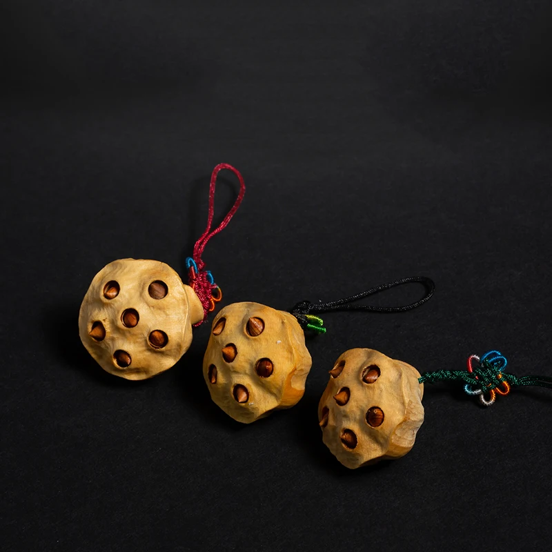 Auspicious Lotus Seed Wood Carving - Handmade Flower Statue Wooden Craft Gift Pendant
Auspicious Lotus Seed Wood Carving - Handmade Flower Statue Wooden Craft Gift Pendant