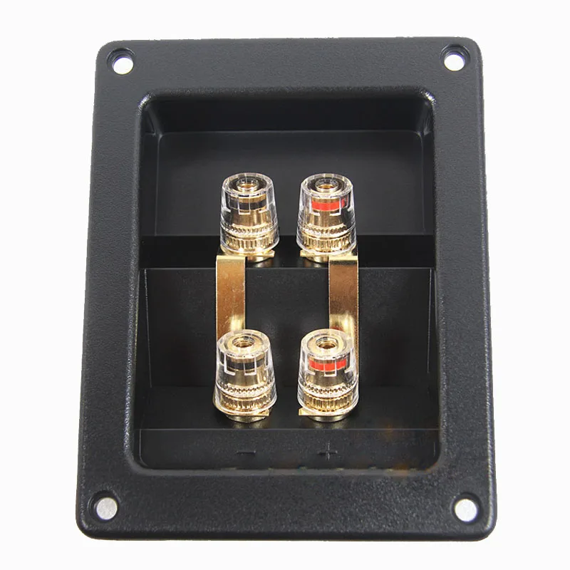 2pcs Audio Cable Connector Speaker Four Junction Box Audio Adapter Crystal Terminal Household Speaker Junction Box F-506 Column
2pcs Audio Cable Connector Speaker Four Junction Box Audio Adapter Crystal Terminal Household Speaker Junction Box F-506 Column