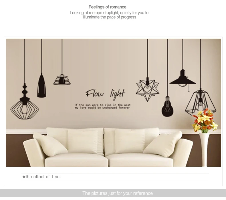 Black Chandelier Wall Sticker Vinyl DIY Wall Lamp Stickers for Living Room Photography Studio Decoration
Black Chandelier Wall Sticker Vinyl DIY Wall Lamp Stickers for Living Room Photography Studio Decoration