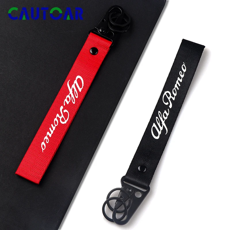 Car styling For ALFA ROMEO Emblem Nylon rope key ring keychain For ALFA ROMEO 147 156 159 166 Giulietta Spider GT Accessories
Car styling For ALFA ROMEO Emblem Nylon rope key ring keychain For ALFA ROMEO 147 156 159 166 Giulietta Spider GT Accessories