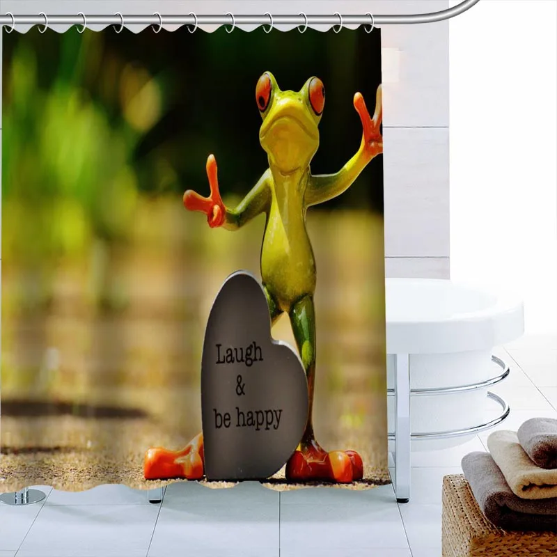 ShunQian Frog горячая Распродажа занавеска для душа из полиэстера, 3D печать, 12 крючков для ванной комнаты, водонепроницаемая занавеска для ванной
ShunQian Frog горячая Распродажа занавеска для душа из полиэстера, 3D печать, 12 крючков для ванной комнаты, водонепроницаемая занавеска для ванной