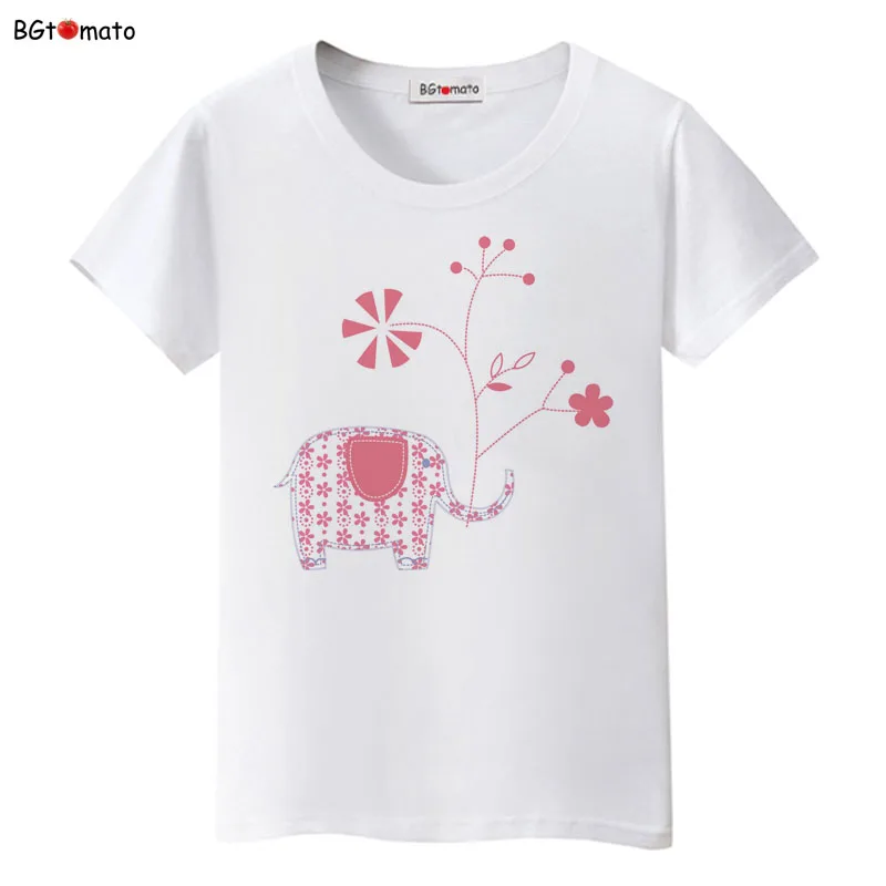 BGtomato 2022 Flowers tshirt Elephant women clothes beautiful summer top kawaii graphic t shirts korean style women tshirt
BGtomato 2022 Flowers tshirt Elephant women clothes beautiful summer top kawaii graphic t shirts korean style women tshirt