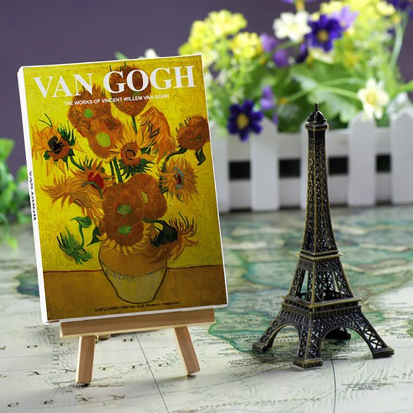 30 PCS/Set Famous Painter Oil Painting Postcard Sunflower, Starry Night, Self-portrait, Iris Flower Postcard Greeting Card
30 PCS/Set Famous Painter Oil Painting Postcard Sunflower, Starry Night, Self-portrait, Iris Flower Postcard Greeting Card